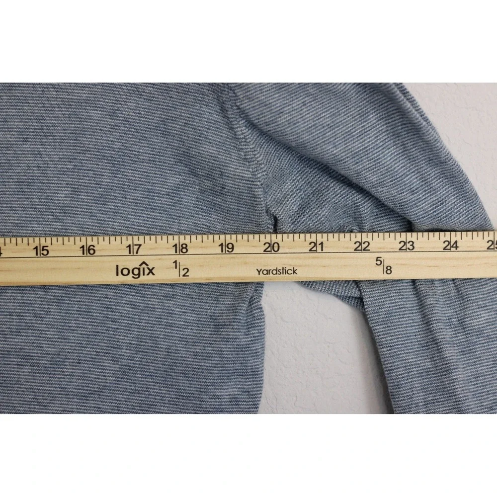 Johnnie-O Cotton Silk Henley Sweater Mariner Blue‎ Lightweight Knit Men's M